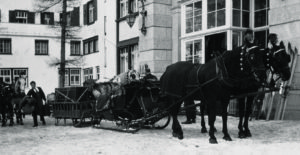 Anreise im Winter 1924