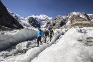 Gletscherwanderung auf dem Morteratsch Gletscher